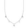 Charm Club Star Moon Cubic Zirconia Necklace