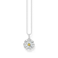 Lovely Daisy Pendant Chain in Silver