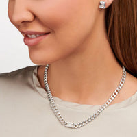 Heritage Curb Chain Necklace Silver