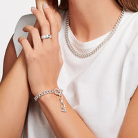 Heritage Curb Chain Necklace Silver