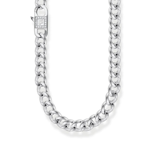Heritage Curb Chain Necklace Silver