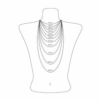 Necklace with White Zirconia Pendant
