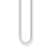Snake necklace silver