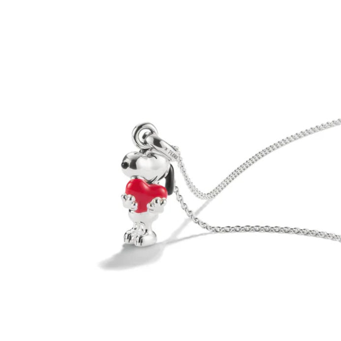 Snoopy with Heart Pendant PEANUTS Necklace
