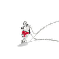 Snoopy with Heart Pendant PEANUTS Necklace