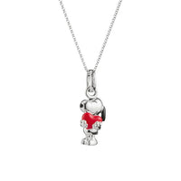 Snoopy with Heart Pendant PEANUTS Necklace