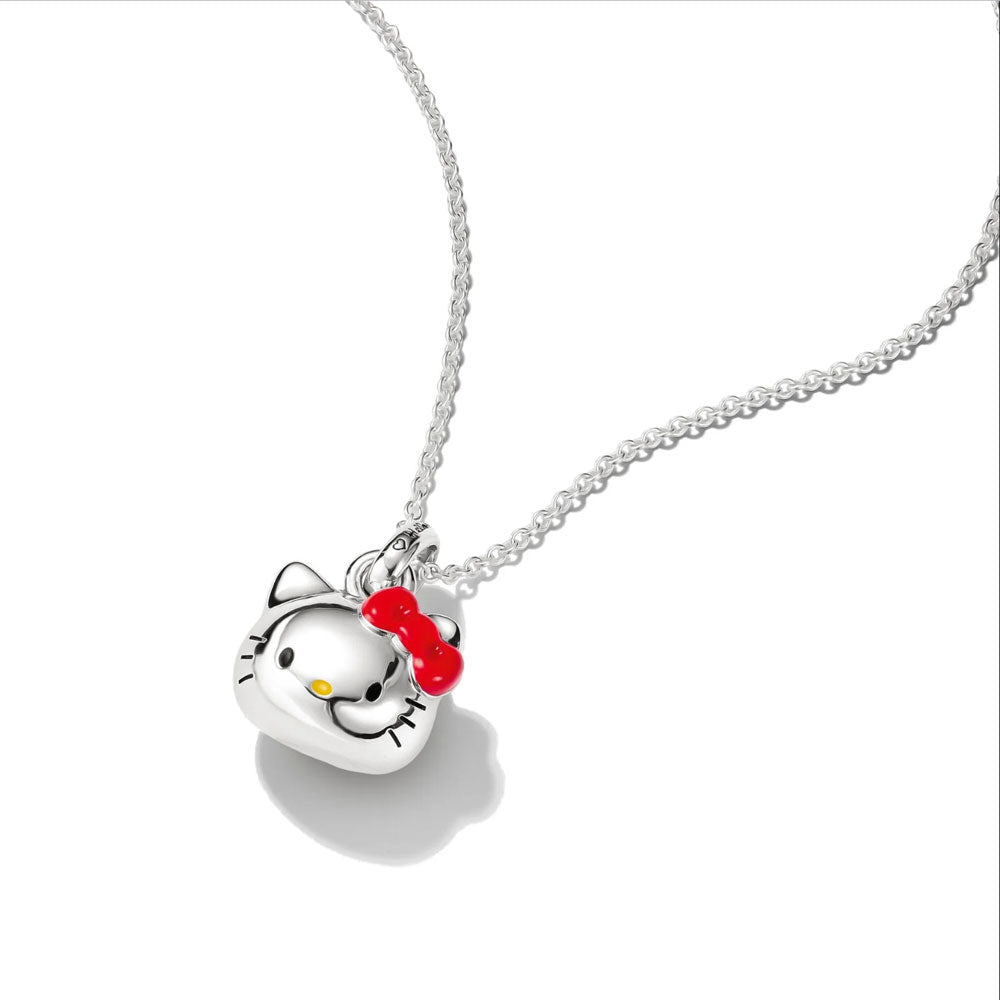 Hello Kitty Necklace Red Bow