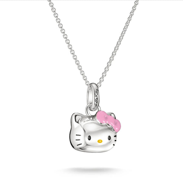 Hello Kitty Necklace Pink Bow