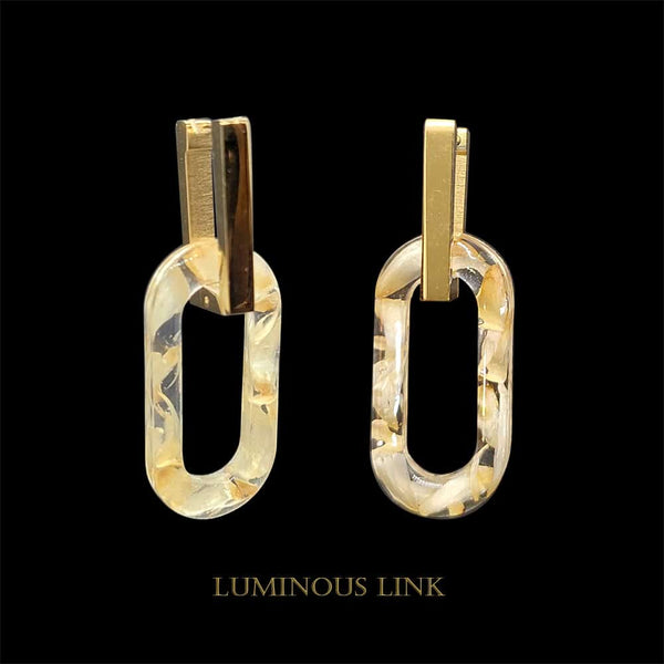 Luminous Link Earrings