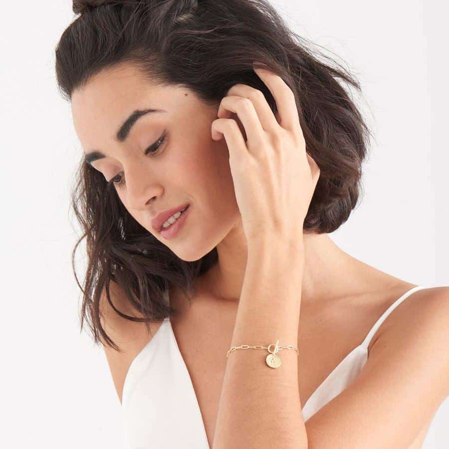 Gold Emperor T-bar Bracelet