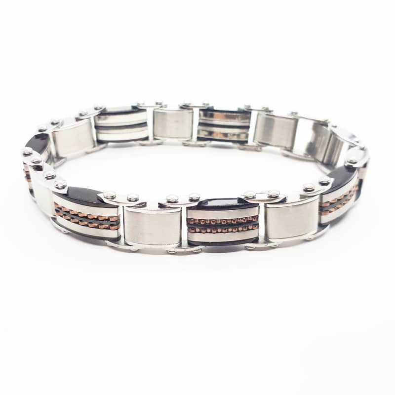 Double Side Reversible 12 mm Chain Bracelet