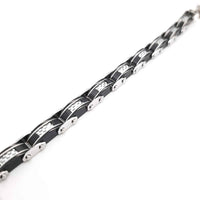 Double Side Reversible White Carbon Fibre Bracelet