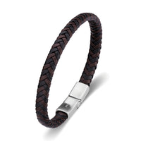 Multi Leather Braid Bangle