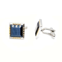 Blue Cat's Eye Cufflinks