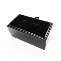 Black and Silver Soccer Balls Cufflinks