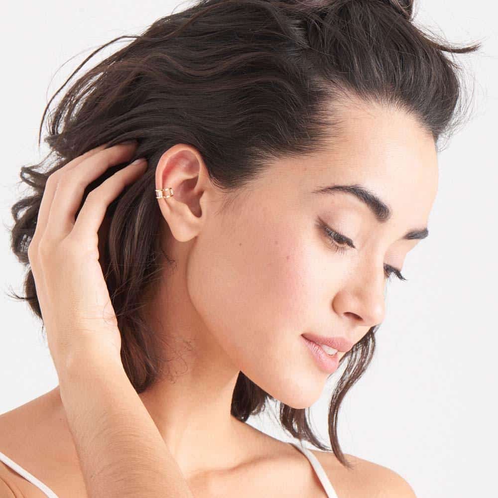 Gold Glow Ear Cuff