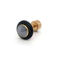 Stainless Steel Rubber Ring Crystal Earring