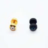 Stainless Steel 8mm Double Side Crystal Earring