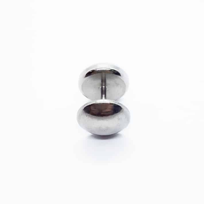Stainless Steel 10mm Crystal Earring