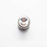 Stainless Steel 10mm Crystal Earring