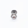 Stainless Steel 10mm Crystal Earring