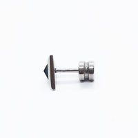 Stainless Steel Triangle Crystal Earring