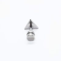 Stainless Steel Triangle Crystal Earring