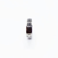 Surgical Steel Striped Hoop Earring ME097-3