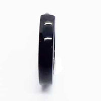Stainless Steel Huggie Black
