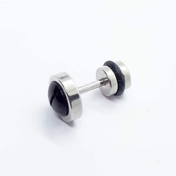 Stainless Steel Bolt Head Screw Earring ME107-3