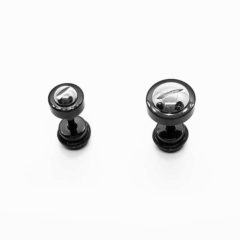 Stainless Steel Bolt Head Screw Earring ME108-2