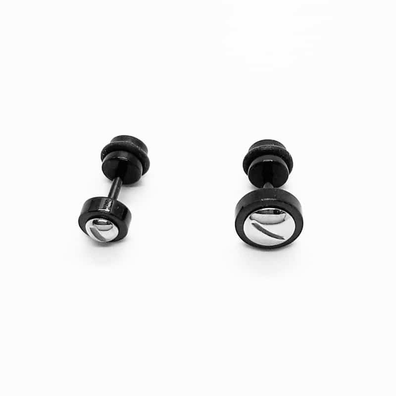 Stainless Steel Bolt Head Screw Earring ME108