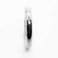 Stainless Steel Single Large Hoop Earring