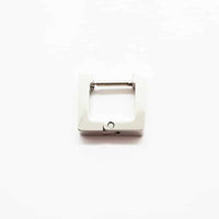 Stainless Steel Square Hinge Style Single Earring