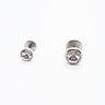 Stainless Steel Crystal Single Earring