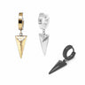 Stainless Steel Arrow Head Drop Earring 15mm
