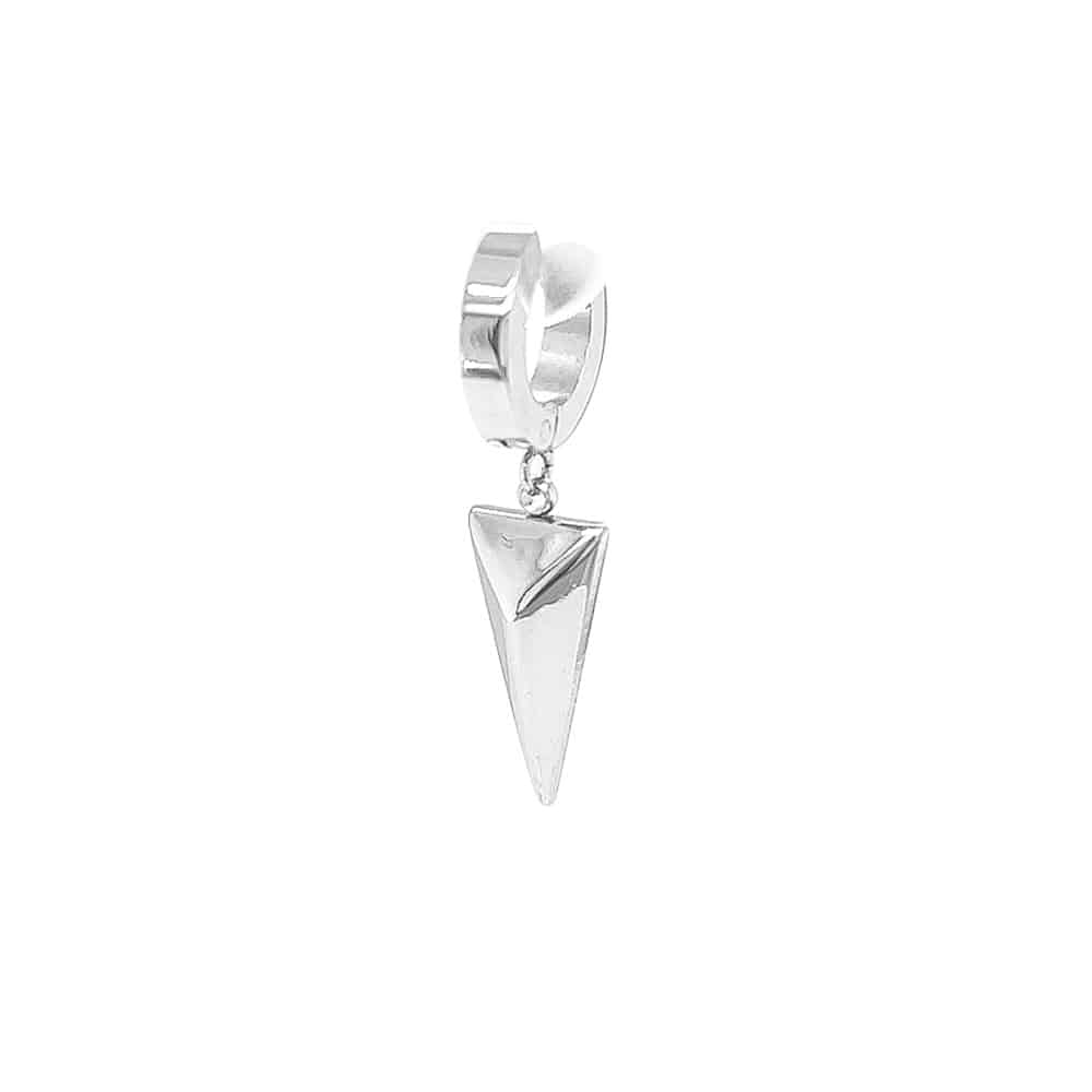 Stainless Steel Arrow Head Drop Earring 15mm