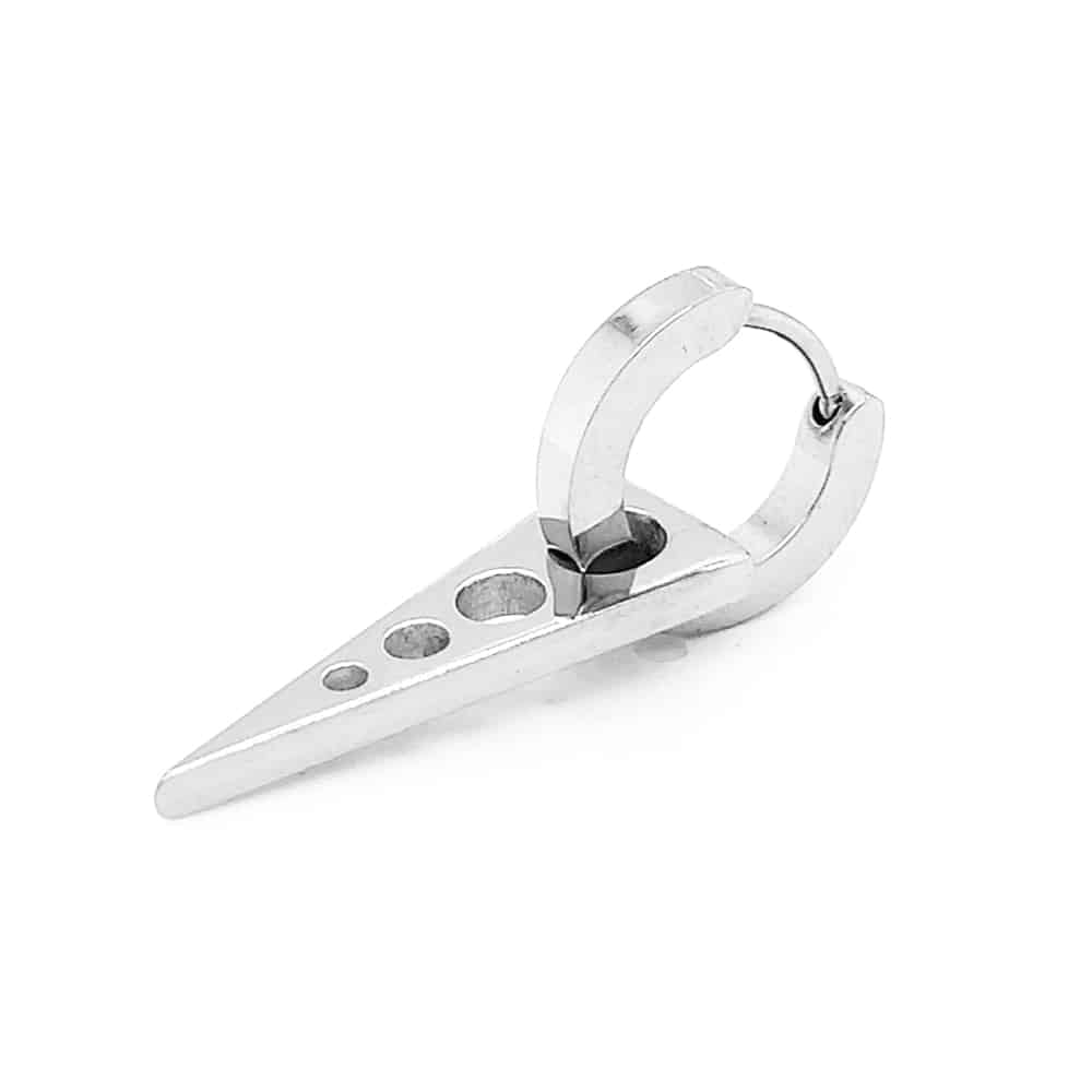 Stainless Steel Single Drop Adjustable Earring