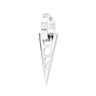 Stainless Steel Single Drop Adjustable Earring