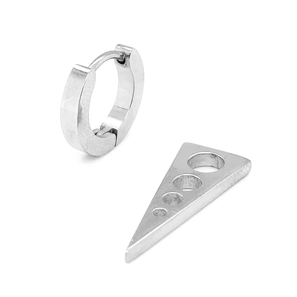 Stainless Steel Single Drop Adjustable Earring