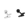 Stainless Steel Single Thunder Lightning Earring