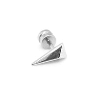 Pyramid Arrow Head Stainless Steel Single Earring