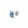 Howlite Pyramid Square Earring