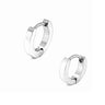 Stainless Steel Single Huggie Earring