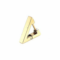 Triangle Shaped Hoop Earring