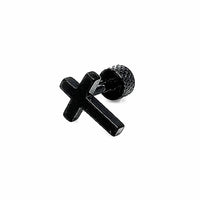 Stainless Steel Cross Stud Earring