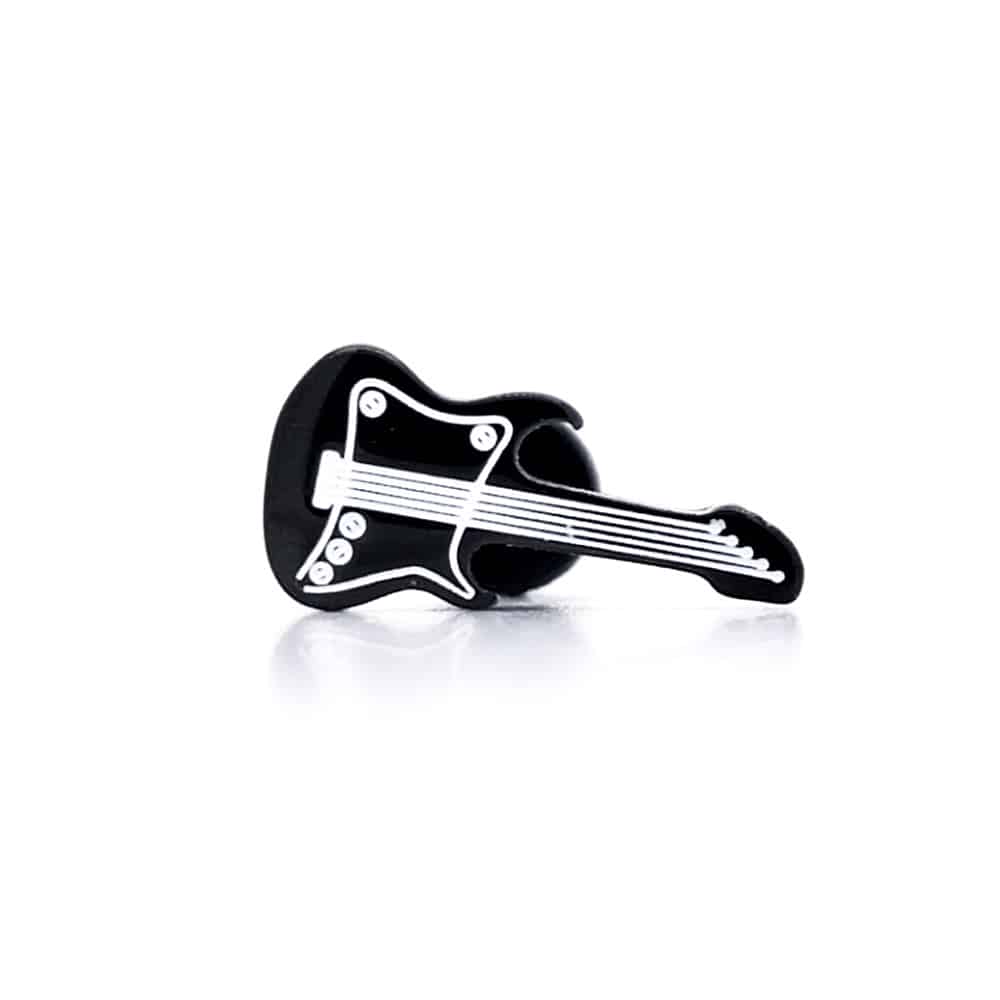 Electric Guitar Single Earring Black
