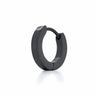 2 mm Black Single Huggie Earring