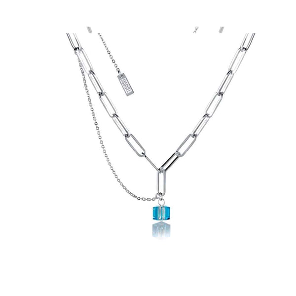 Marvel Tesseract Alternatel Timeline Crystal Necklace
