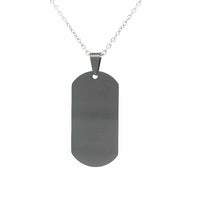 Stainless Steel Dog Tag Pendant